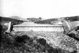 The completed Masonry Dam. Circa 1897.